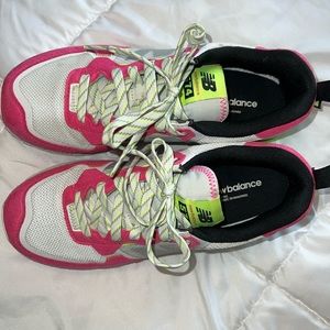 New Balance 574. Neon Pink and Green. Worn once